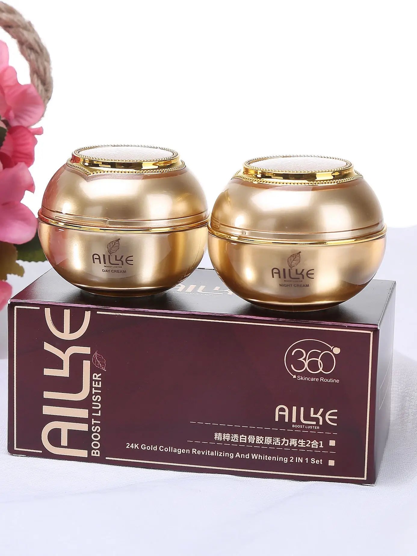 AILKE Facial Skincare Set – Moisturizing & Whitening for Women