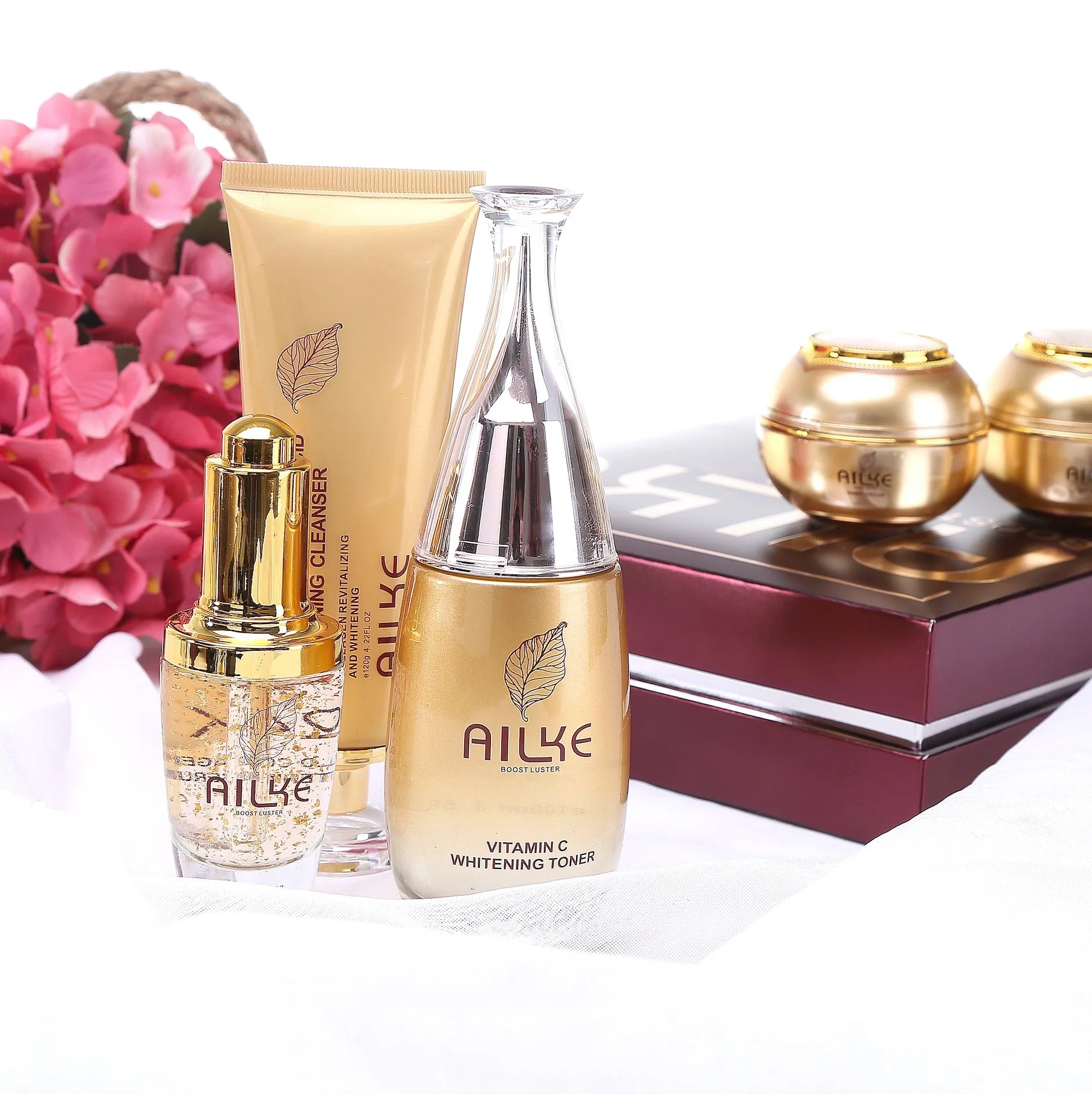 AILKE Facial Skincare Set – Moisturizing & Whitening for Women