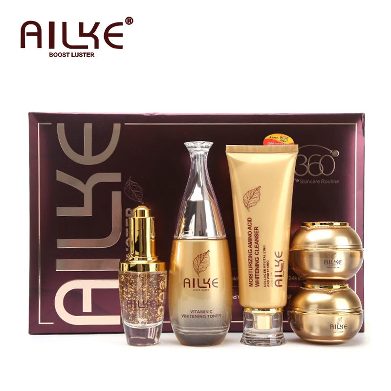 AILKE Facial Skincare Set – Moisturizing & Whitening for Women