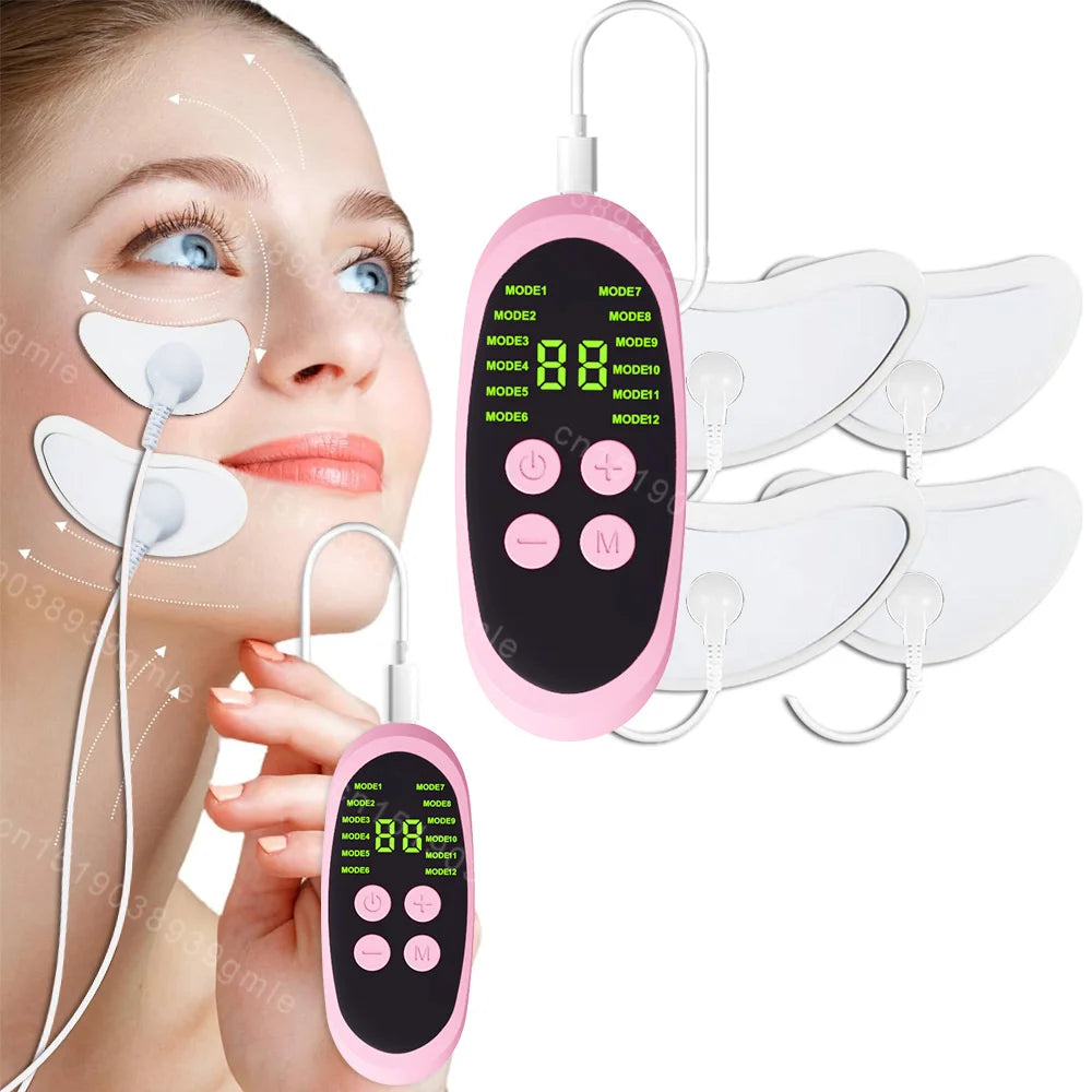 EMS Microcurrent Face Lifting Massager – Anti-Wrinkle & Skin Tightening