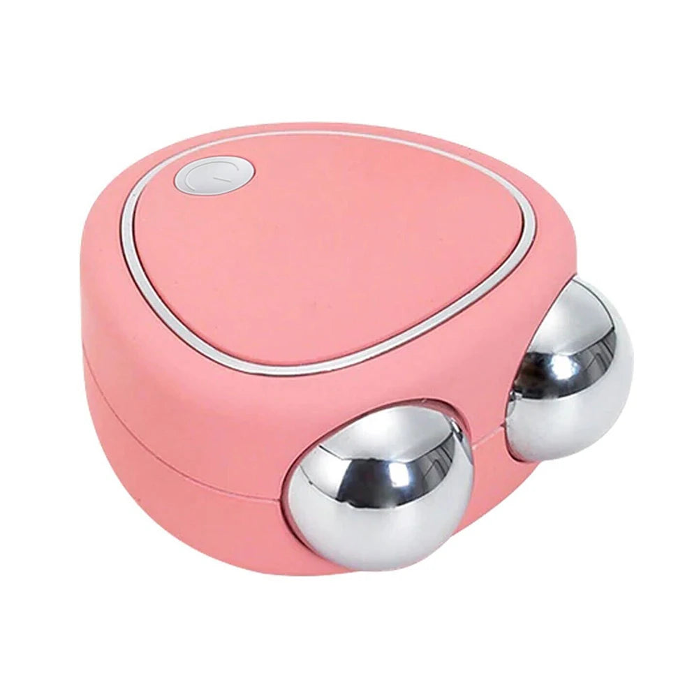 EMS Microcurrent RF Double Roller Facial Massager