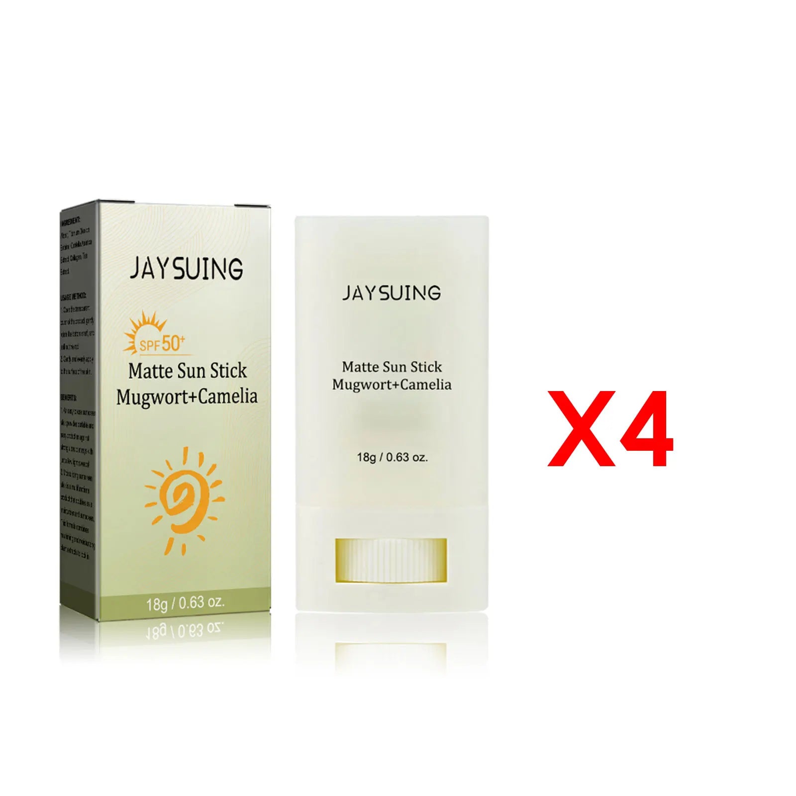 Jaysuing Matte Sun Stick with Mugwort and Camellia Extracts