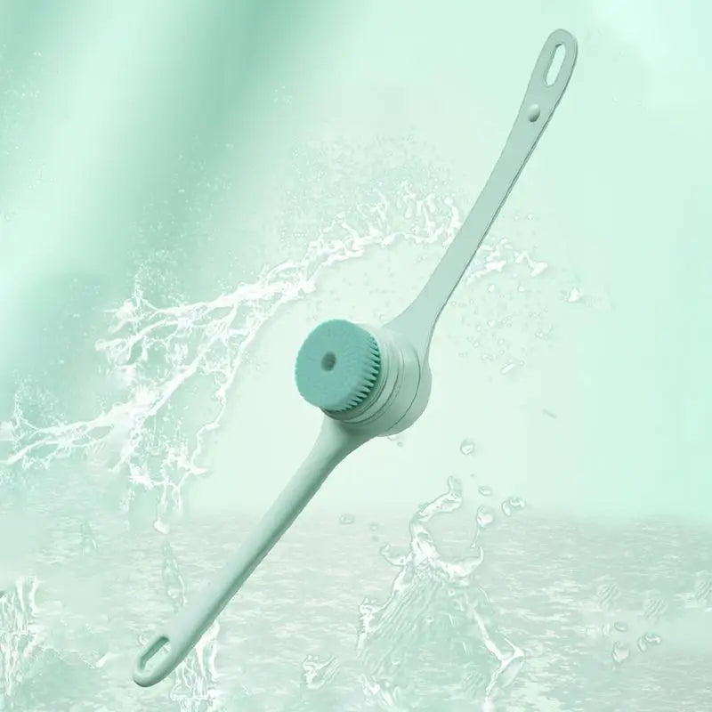 Long Handle Electric Silicone Shower Brush