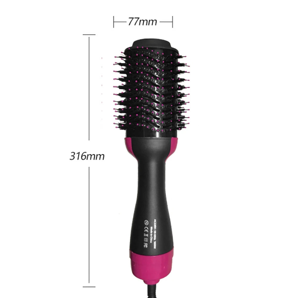 Electric Heating Hair Comb – 2-in-1 Straightener & Dryer Brush