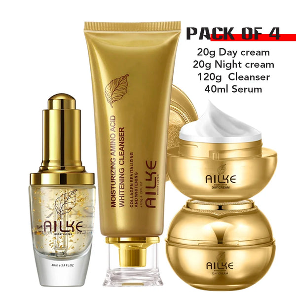 AILKE Facial Skincare Set – Moisturizing & Whitening for Women