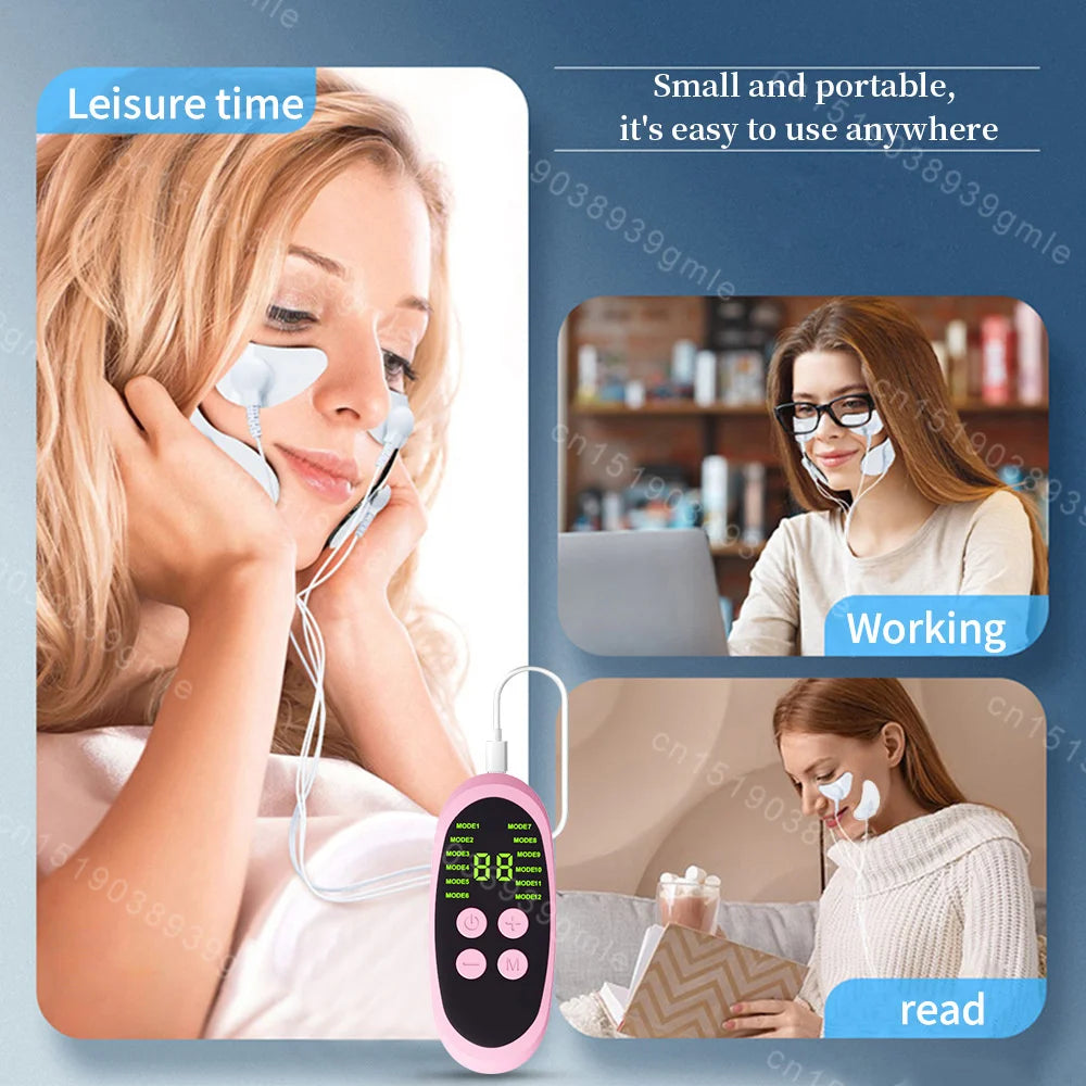 EMS Microcurrent Face Lifting Massager – Anti-Wrinkle & Skin Tightening