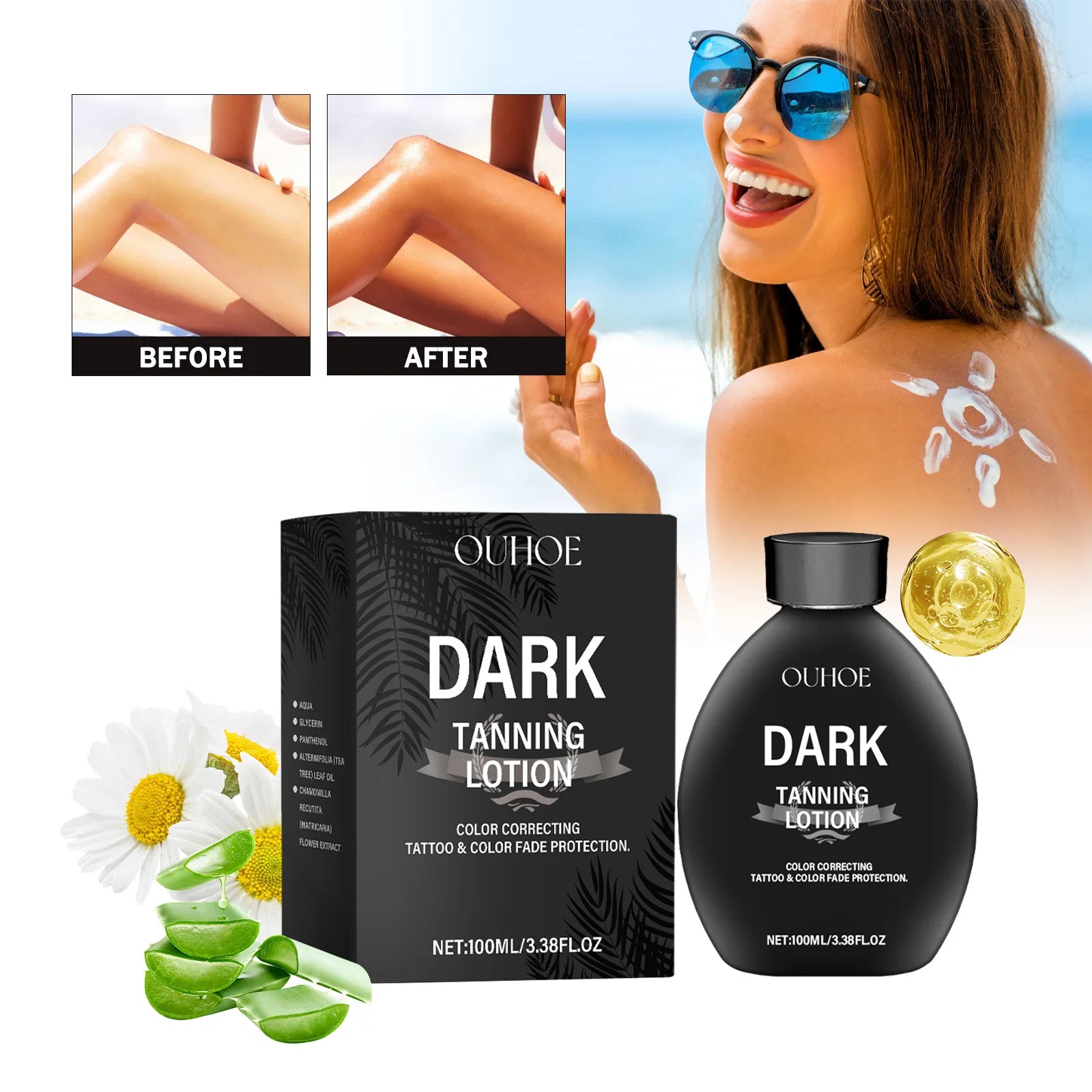 OUHOE Bronze Skin Darkening Cream