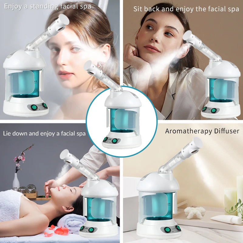 KSKIN Portable Ionic Face Mist Steamer – Hydrating & Professional Facial Care