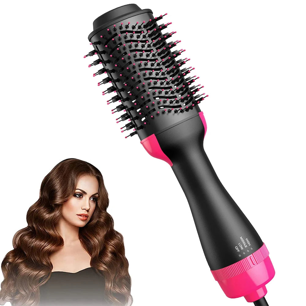 Electric Heating Hair Comb – 2-in-1 Straightener & Dryer Brush