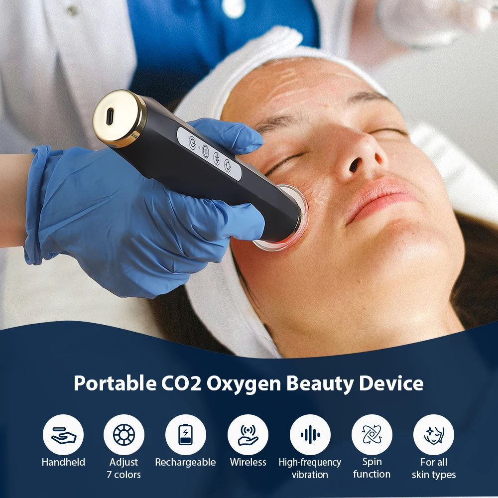 Portable CO2 Oxygen Bubble Facial Machine – Spa-Grade Skincare Device