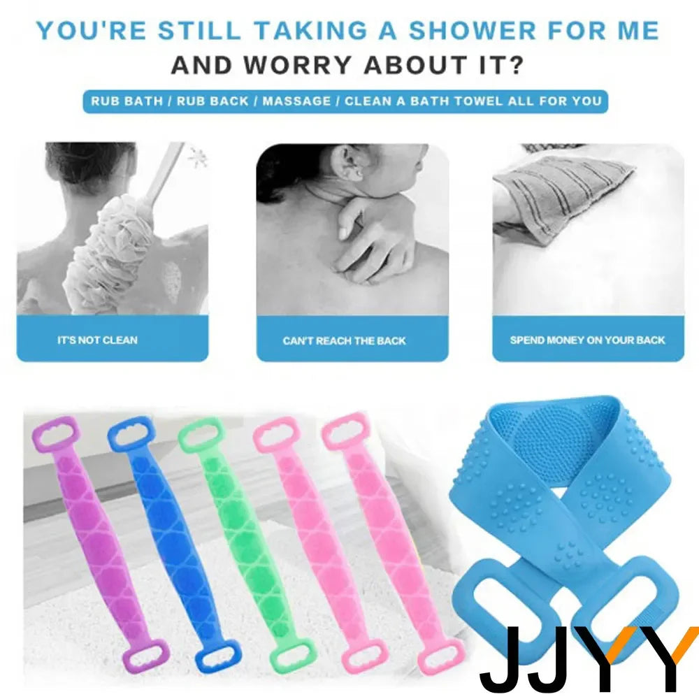 JJYY Silicone Massage Bath Towel