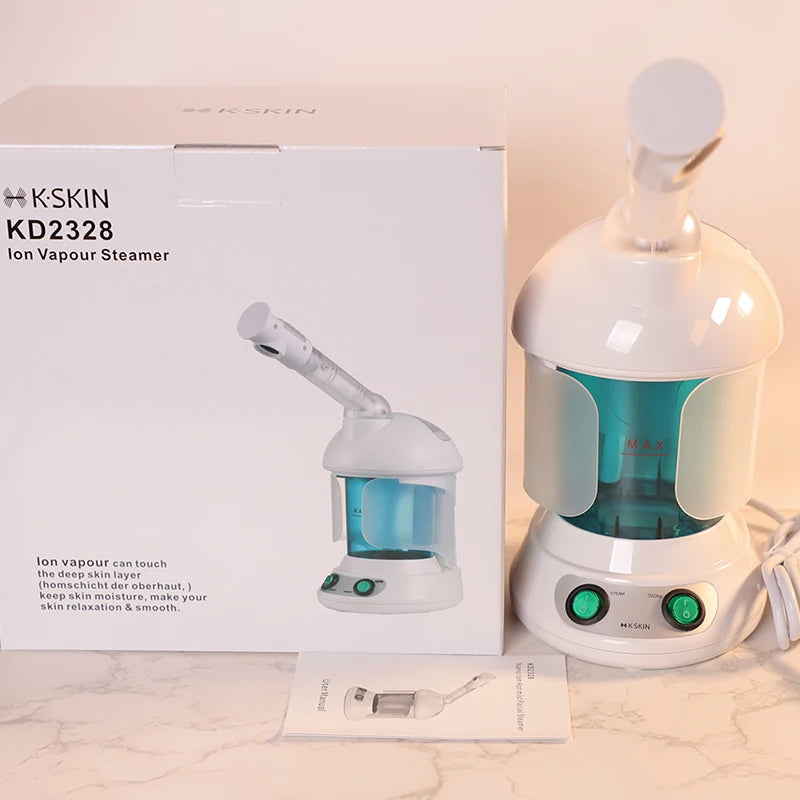 KSKIN Portable Ionic Face Mist Steamer – Hydrating & Professional Facial Care