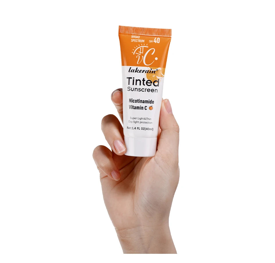 Vitamin C Tinted Sunscreen SPF 40 – Hydrating Mineral UV Protection