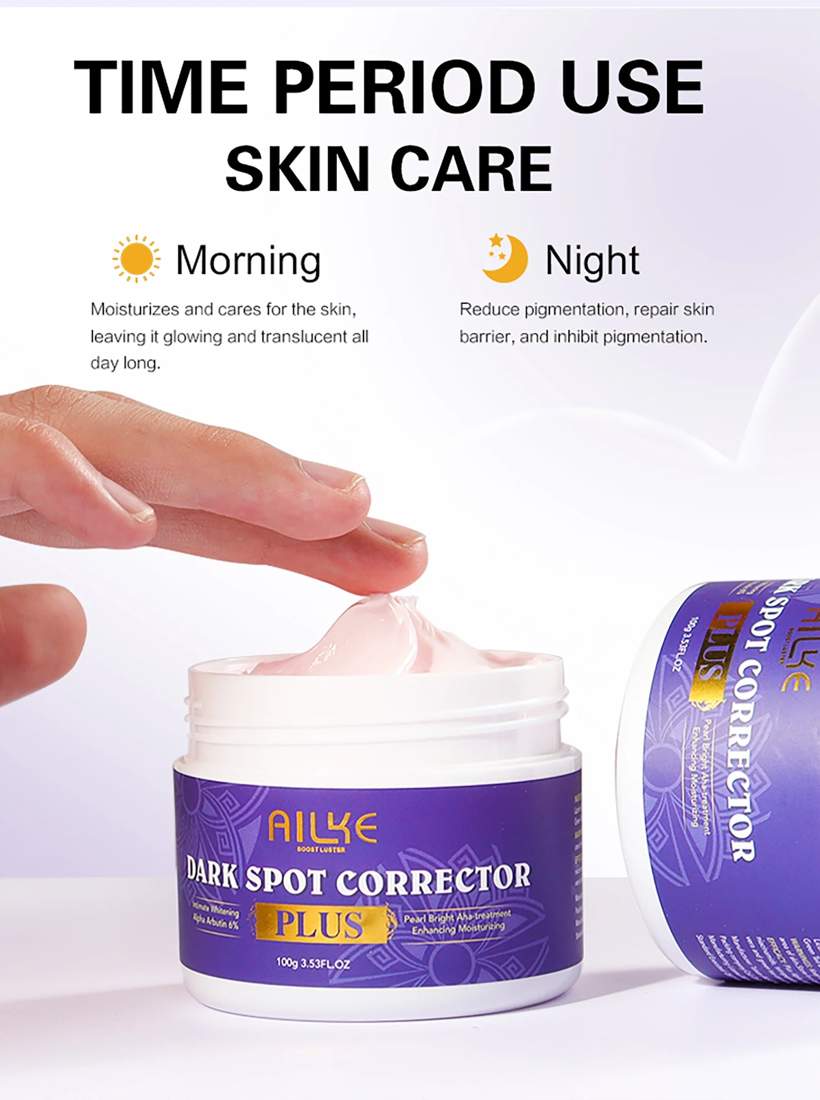 AILKE Glutathione Bleaching Cream – Advanced Lightening & Glow Lotion