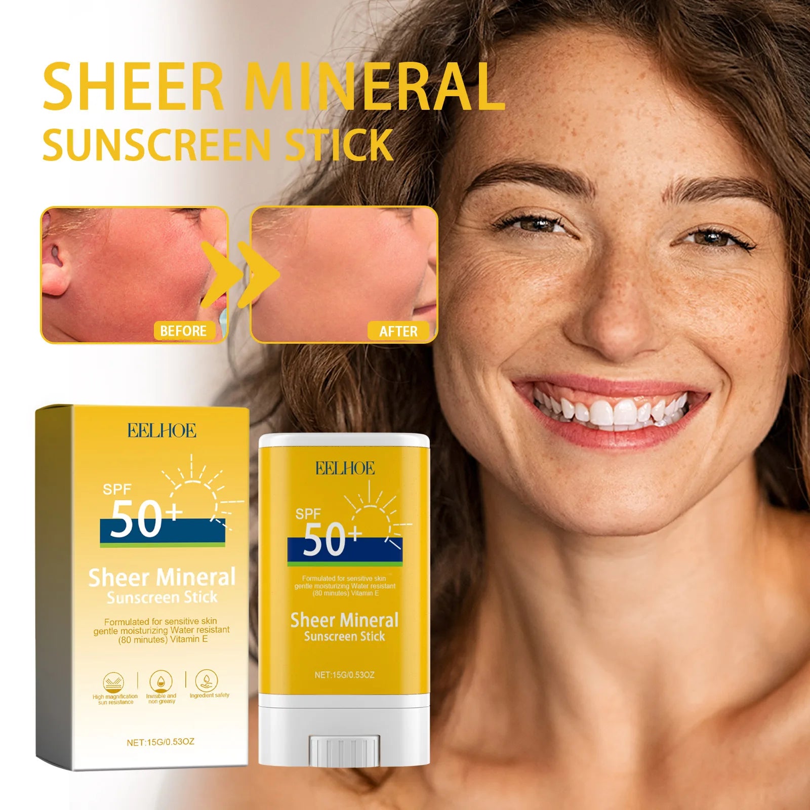 Korean Sunscreen Stick SPF 50+