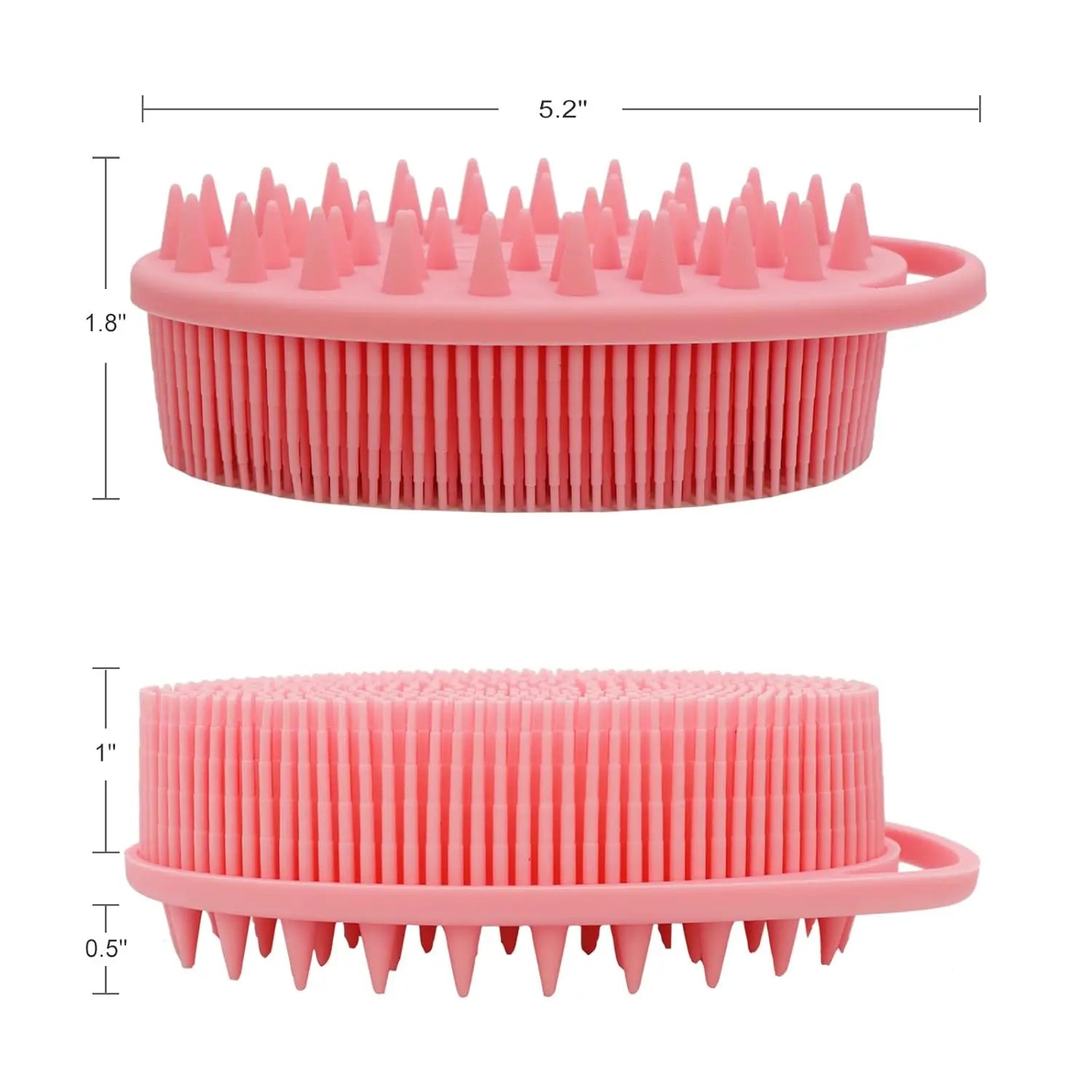 Upgrade 2-in-1 Bath & Shampoo Silicone Body Brush