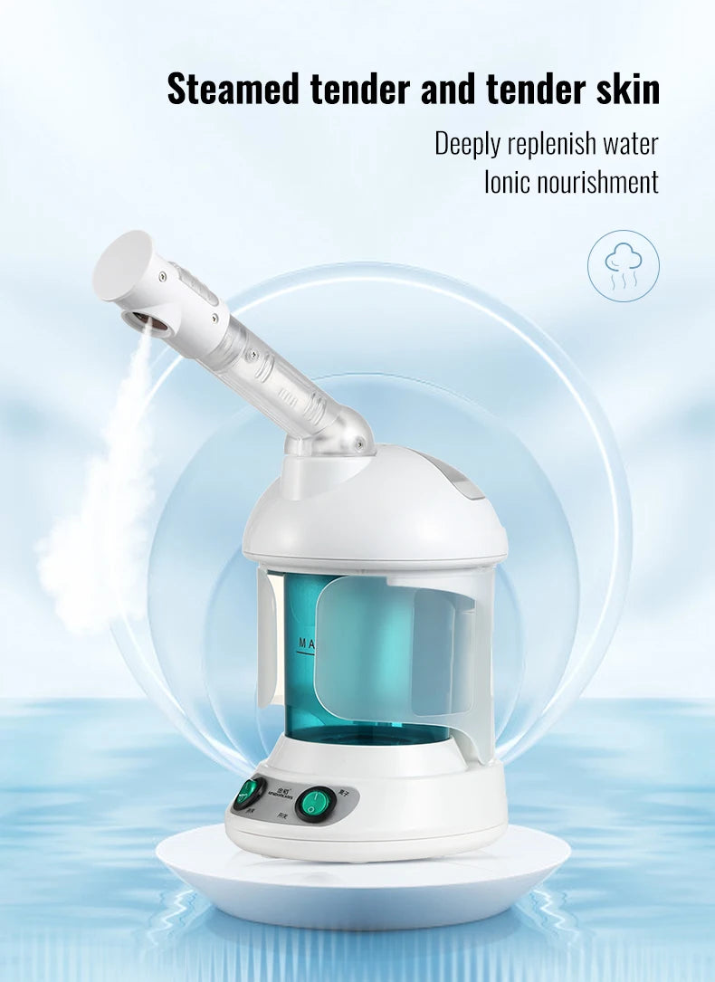 KSKIN Portable Ionic Face Mist Steamer – Hydrating & Professional Facial Care