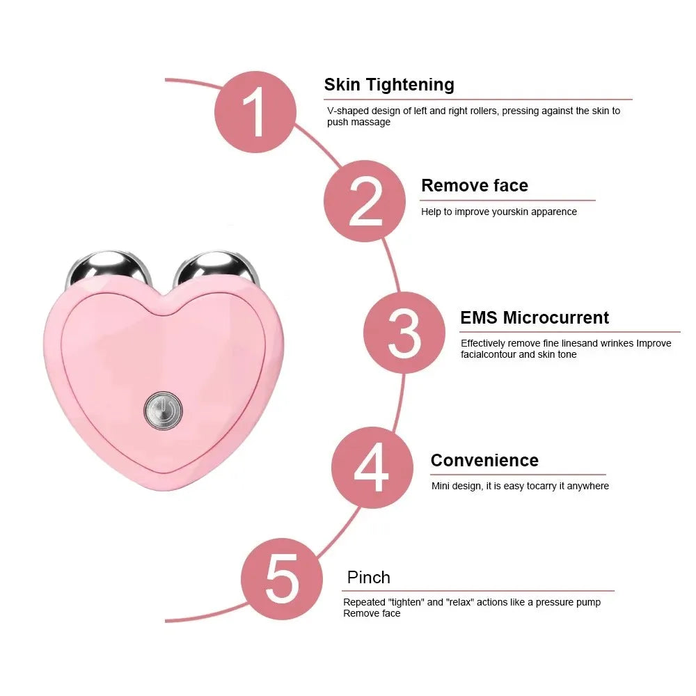 EMS Microcurrent Facial Massager – Lifting & Anti-Wrinkle Device