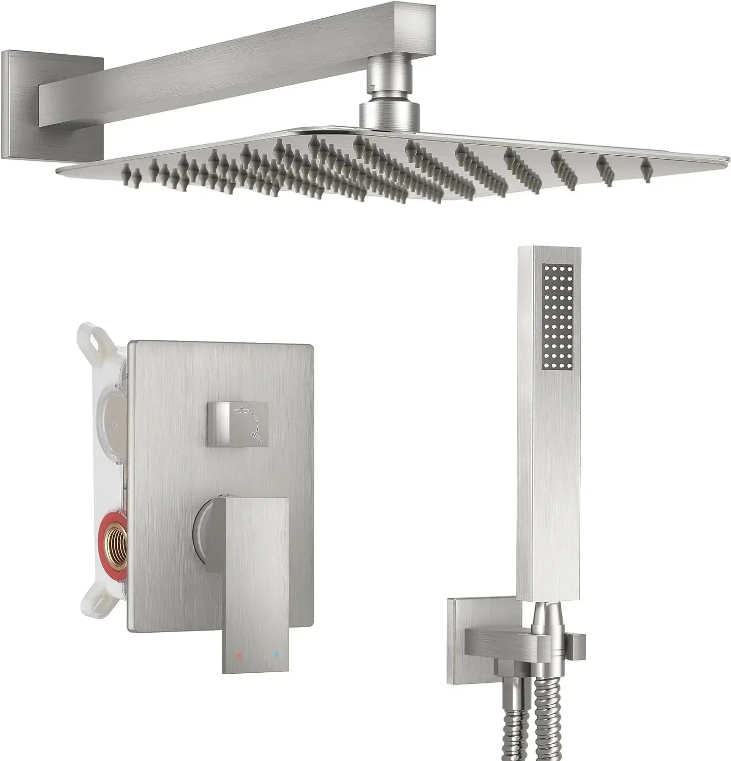 High-Pressure Rainfall Shower Set