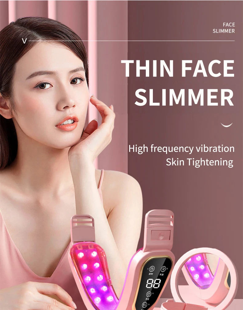 LED Photon Facial Slimming Massager – Lifting & Double Chin Reducer