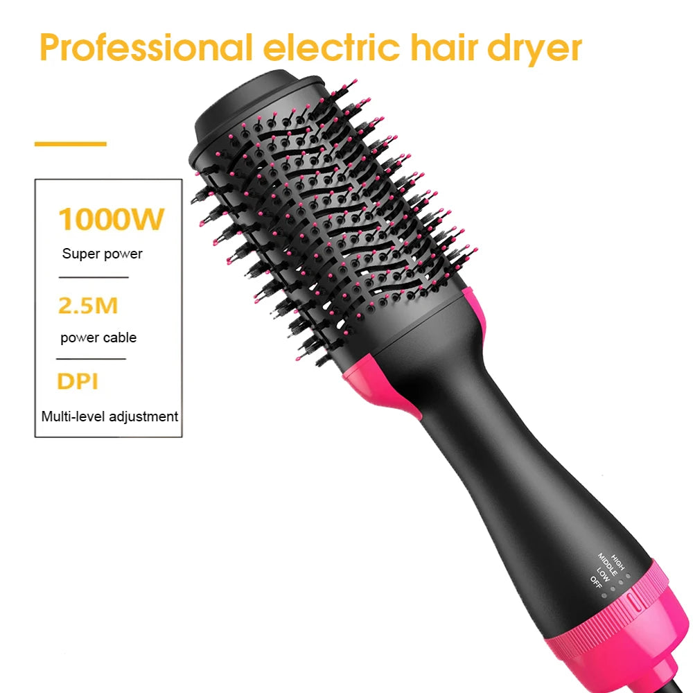 Electric Heating Hair Comb – 2-in-1 Straightener & Dryer Brush