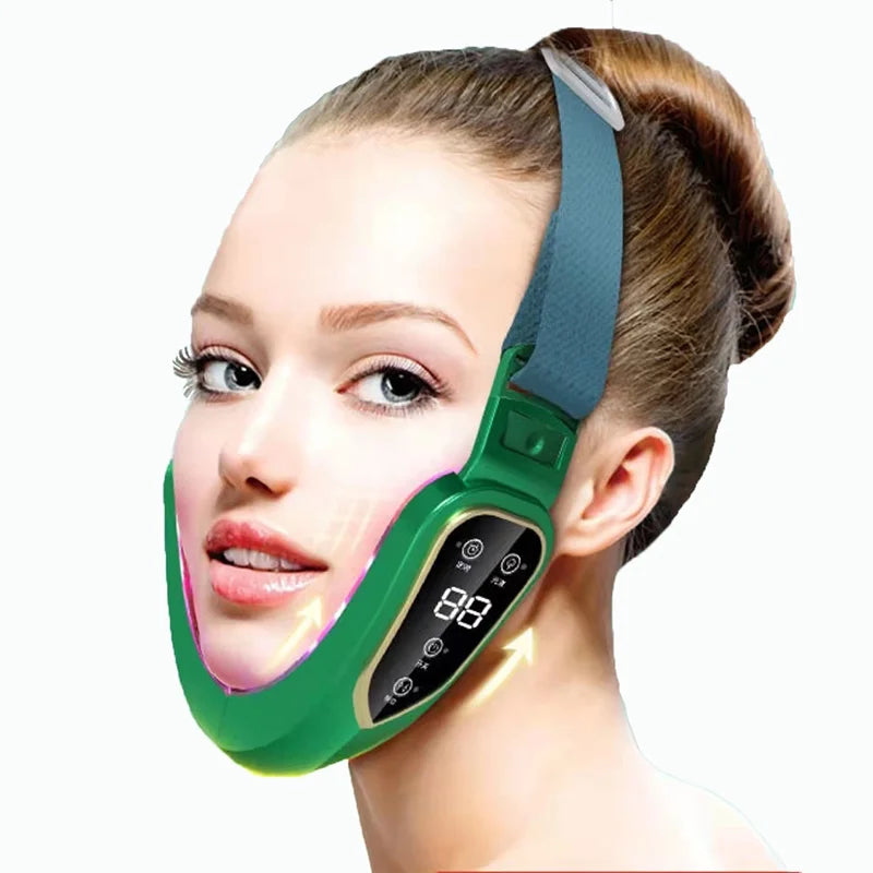 LED Photon Facial Slimming Massager – Lifting & Double Chin Reducer