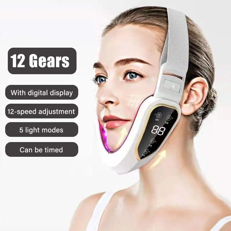 LED Photon Facial Slimming Massager – Lifting & Double Chin Reducer