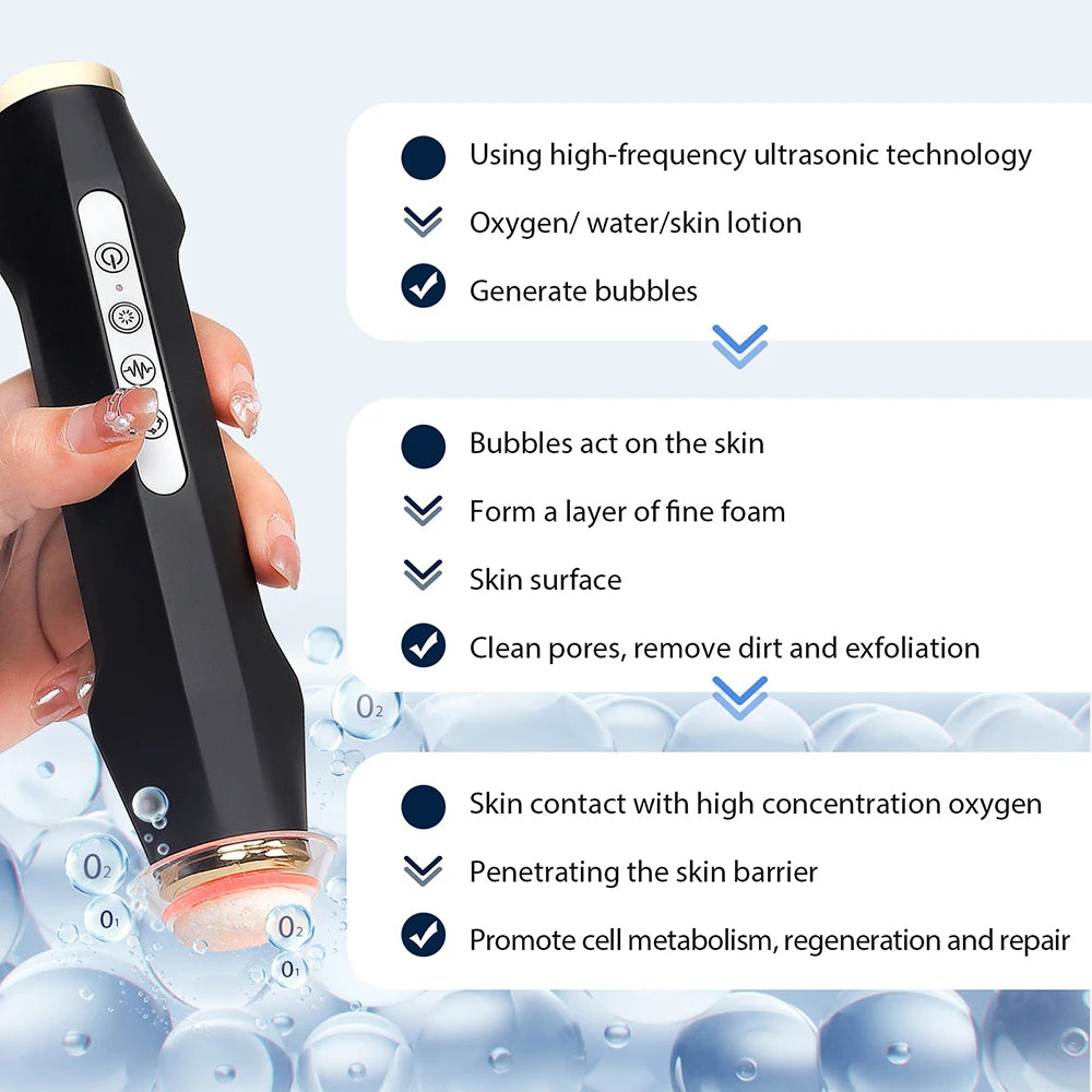 Portable CO2 Oxygen Bubble Facial Machine – Spa-Grade Skincare Device