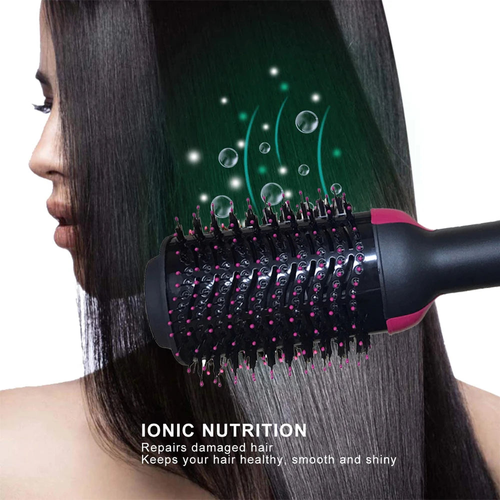 Electric Heating Hair Comb – 2-in-1 Straightener & Dryer Brush