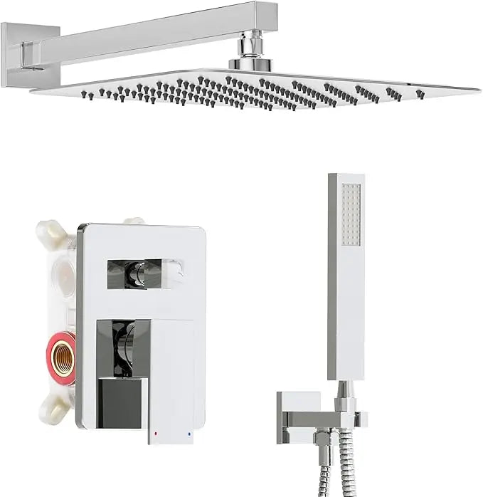 High-Pressure Rainfall Shower Set