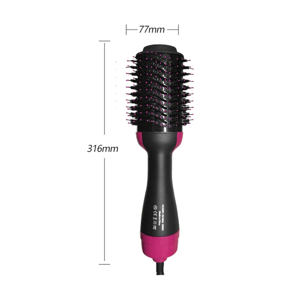 Electric Heating Hair Comb – 2-in-1 Straightener & Dryer Brush