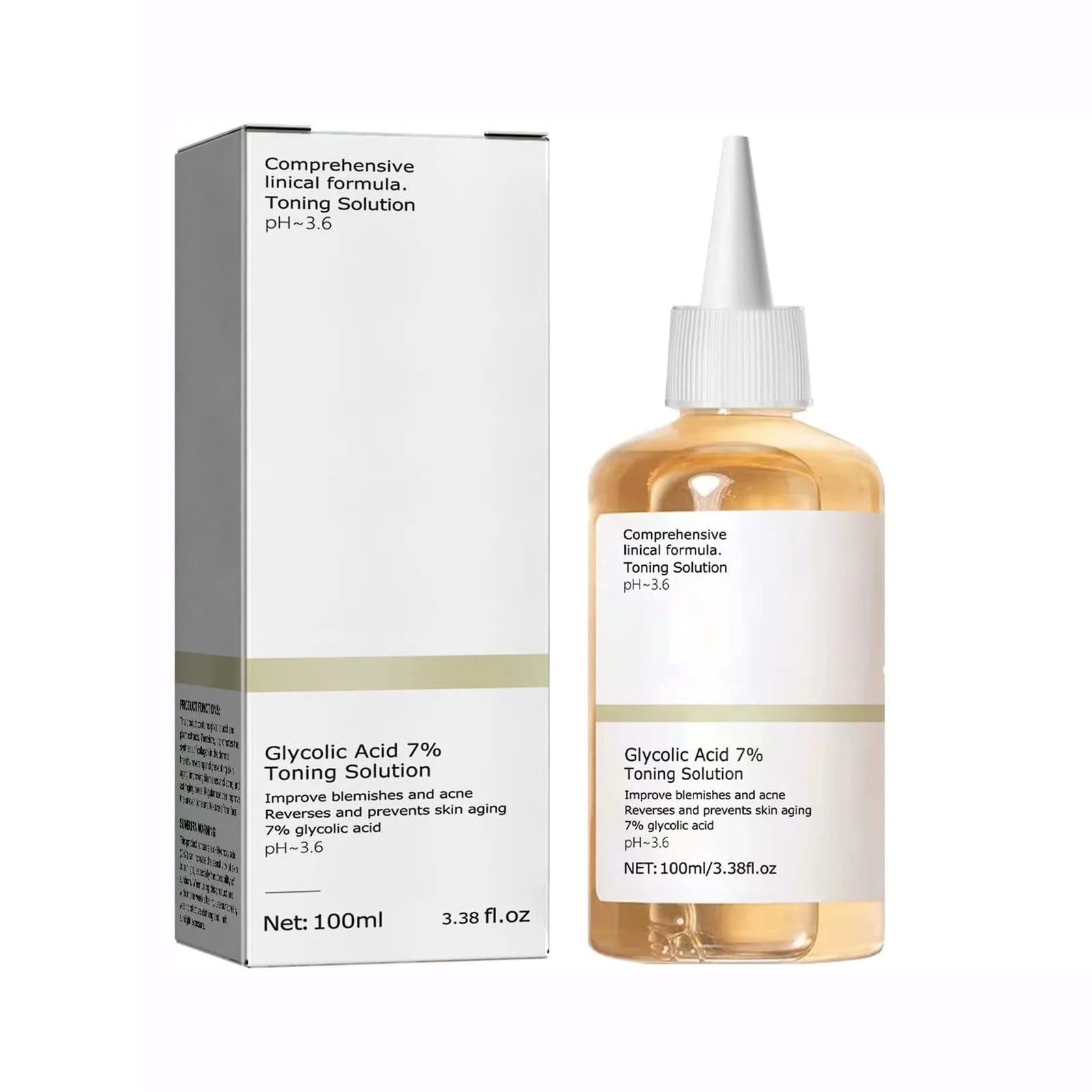 100ml Glycolic Acid 7% Exfoliating Toner for Clear & Hydrated Skin