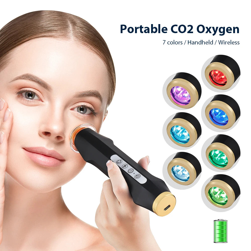 Portable CO2 Oxygen Bubble Facial Machine – Spa-Grade Skincare Device