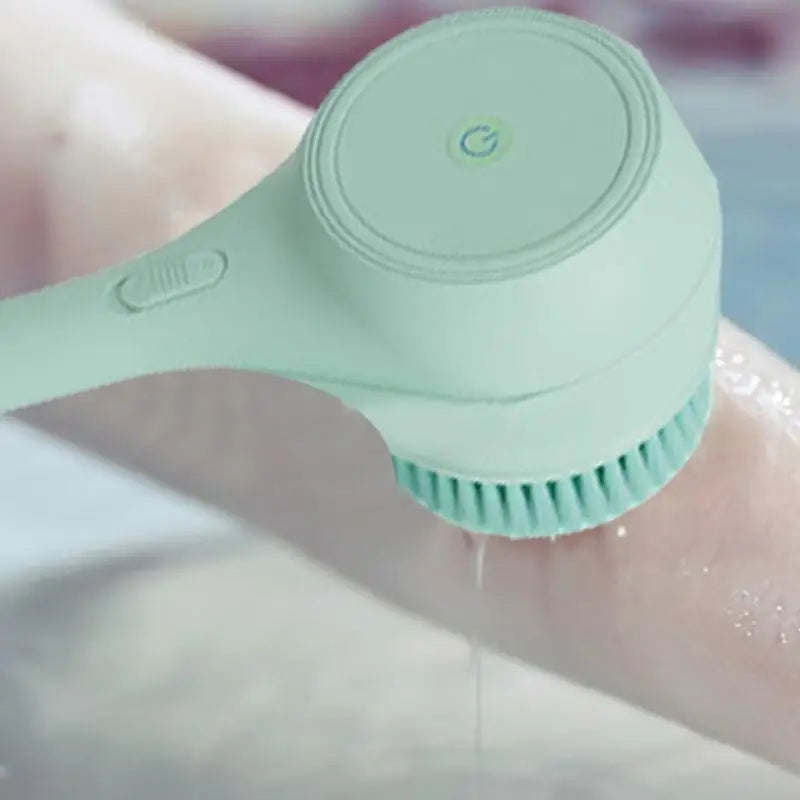 Long Handle Electric Silicone Shower Brush