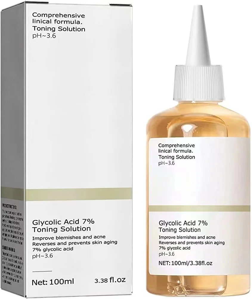 100ml Glycolic Acid 7% Exfoliating Toner for Clear & Hydrated Skin