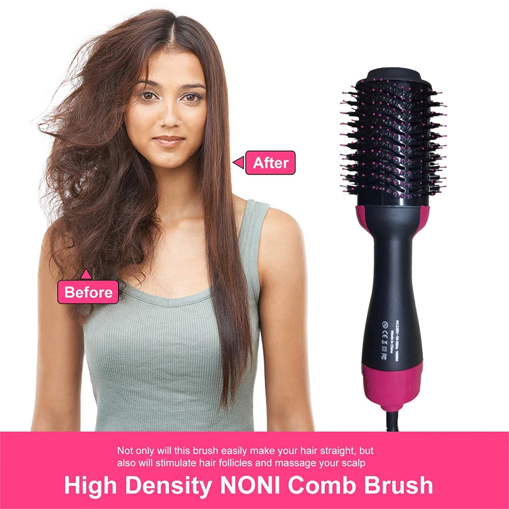 Electric Heating Hair Comb – 2-in-1 Straightener & Dryer Brush